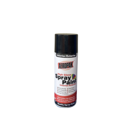 Aeropak High Gloss Spray Paint Black